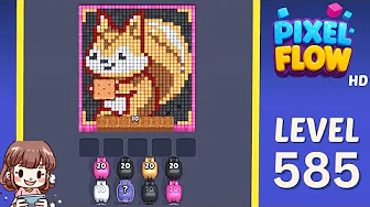 Pixel Flow Level 585