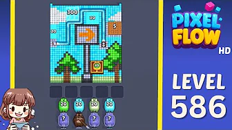Pixel Flow Level 586