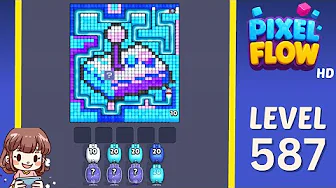 Pixel Flow Level 587