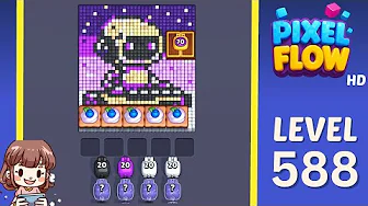Pixel Flow Level 588