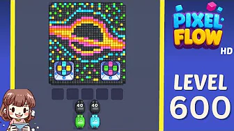 Pixel Flow Level 600